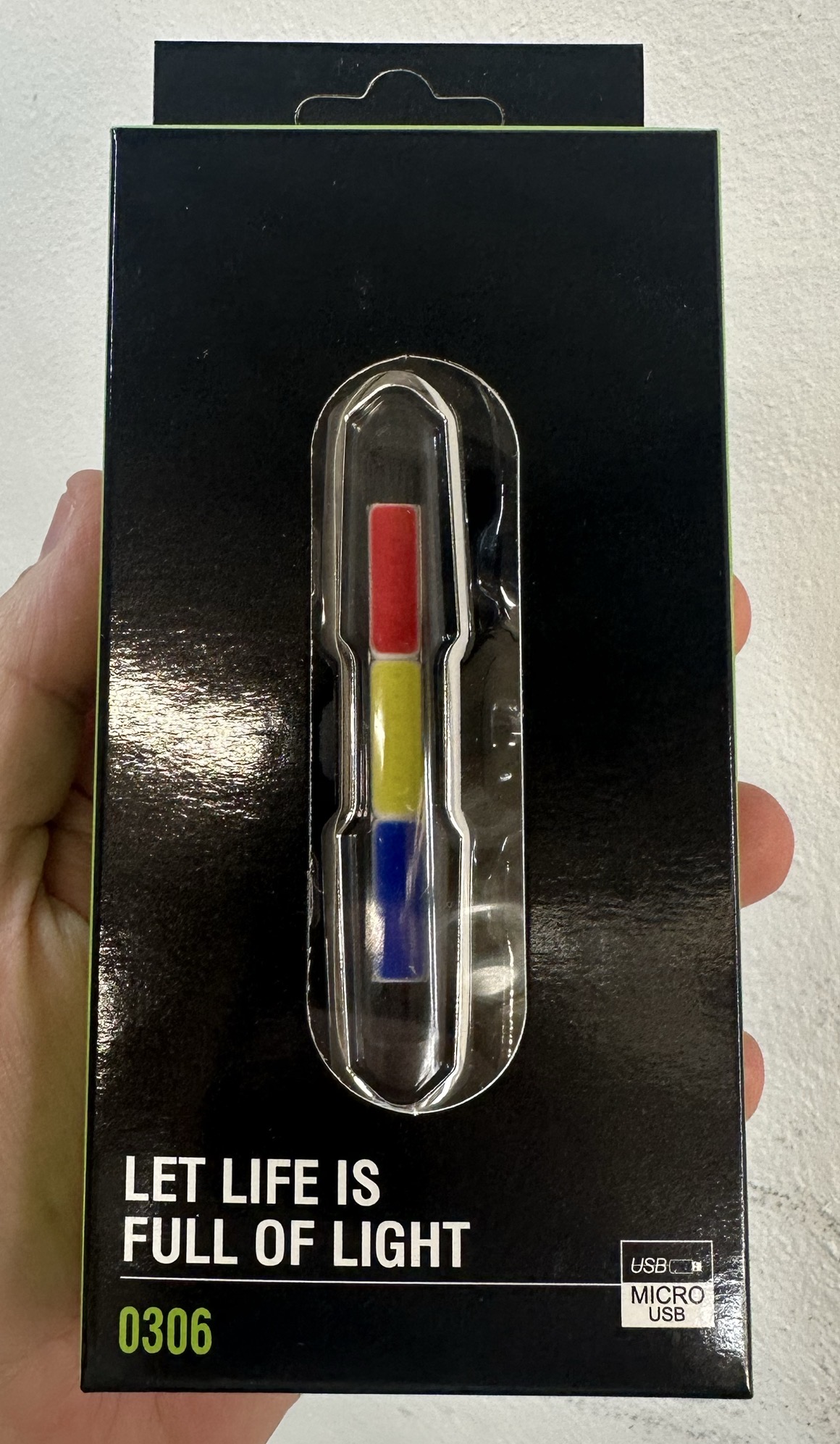 נצנץ קידמי גדול לאופניים 